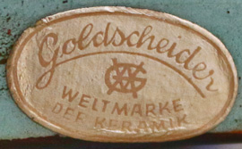 Goldscheider Klebeetikette