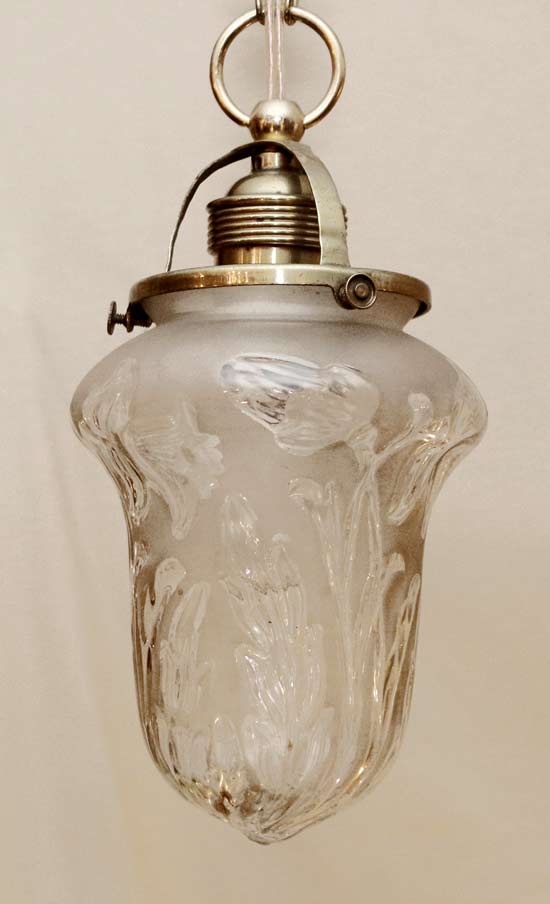 Art Deco Messing Lampe Haengelampe Jugendstil