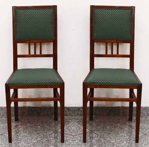 Paar Jugendstil Stühle Sessel Art Deco