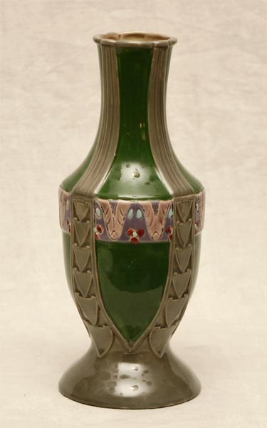 Eichwald Keramik Vase Jugendstil Blumenvase