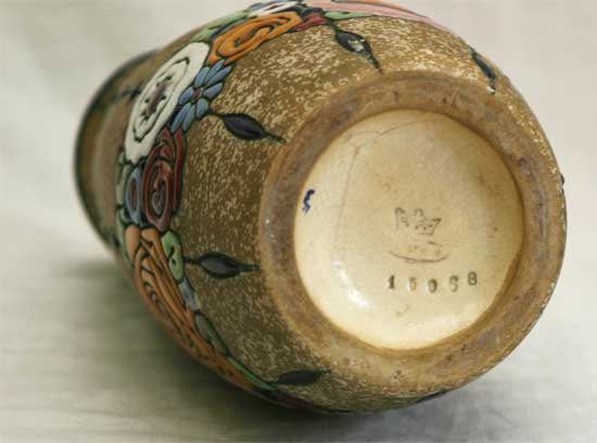 Amphora Keramikvase Blumenvase Art Deco Jugendstil