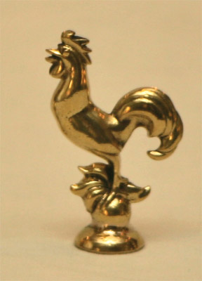 Wiener Miniatur Bronzen Tierbronze Hahn