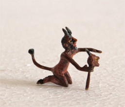 Wiener Miniatur Bronze Jugendstilbronze Teufel