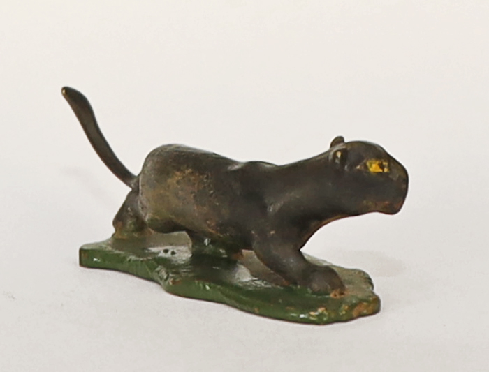 Wiener Bronze Panther Tierbronze Jugendstilbronze