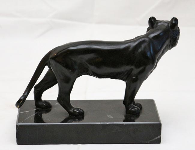 Jugendstil Tierbronze Tiger Bronze