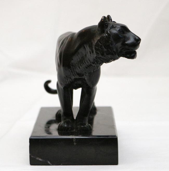 Jugendstil Tierbronze Tiger Bronze