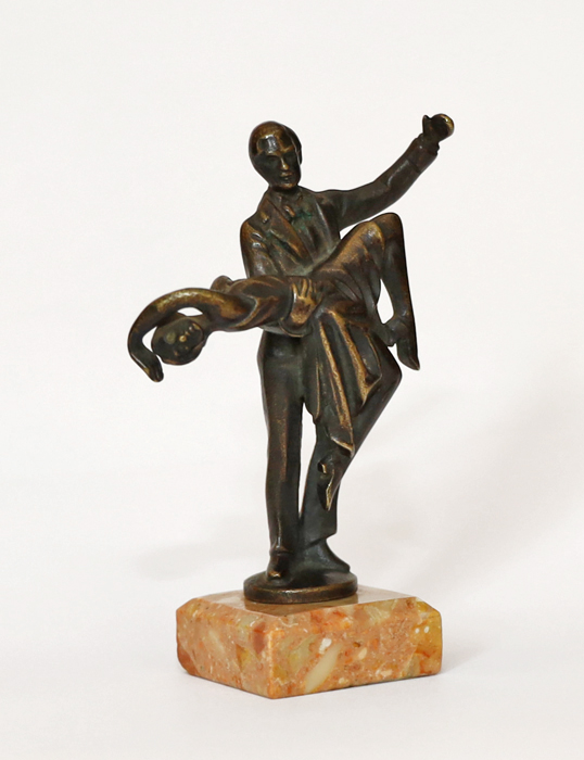 Wiener Jugendstil Bronze tanzendes Paar
