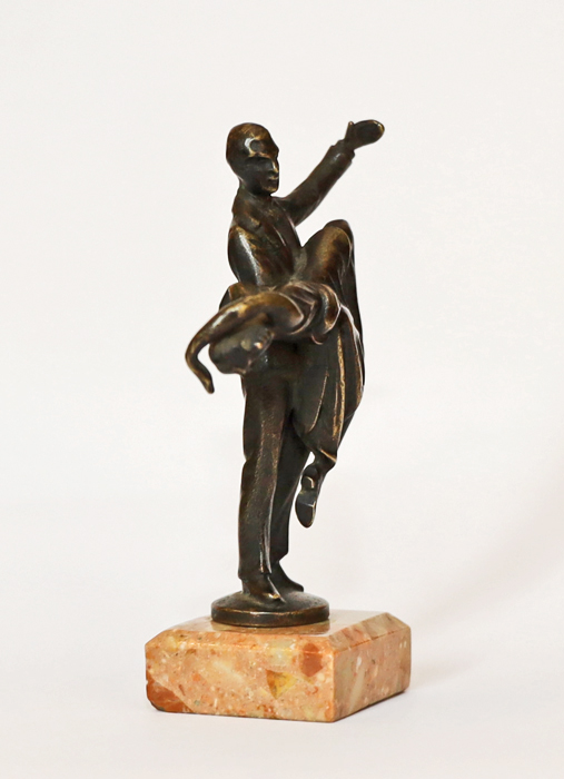 Wiener Jugendstil Bronze tanzendes Paar