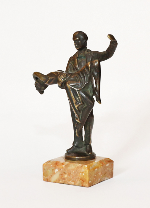 Wiener Jugendstil Bronze tanzendes Paar