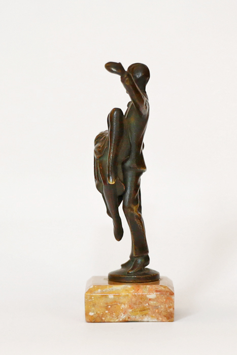Wiener Jugendstil Bronze tanzendes Paar