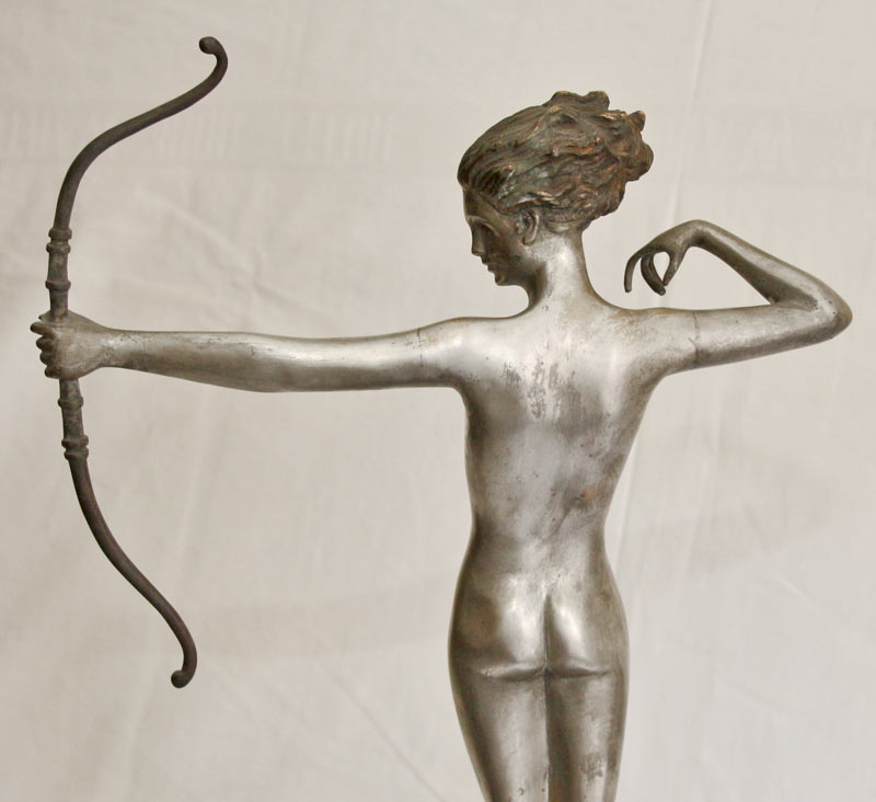 Bronze Diana Josef Lorenzl Erotikbronze Figur