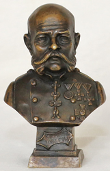 Kaiser Franz Joseph Bronze Bueste