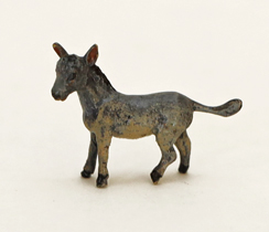 Wiener Jugendstil Bronze Esel Tierbronze