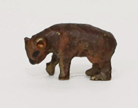 Wiener Jugendstil Bronze Tierbronze Miniaturbronze Braunbaer