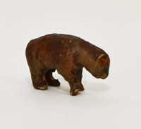 Wiener Jugendstil Bronze Tierbronze Miniaturbronze Braunbaer
