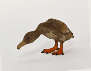 Wiener Jugendstil Bronze Ente Tierbronze