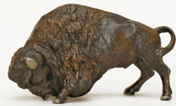 Jugendstil Tierbronze Bison