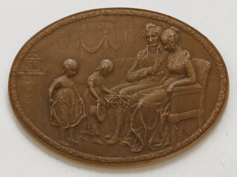 Bronze Relief Kinder