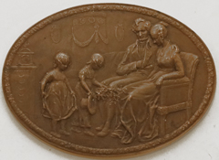 Bronze Relief Kinder