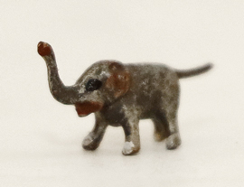 Wiener Jugendstil Bronze Elefant Tierbronze Miniaturbronze