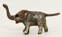 Wiener Jugendstil Bronze Elefant Tierbronze Miniaturbronze