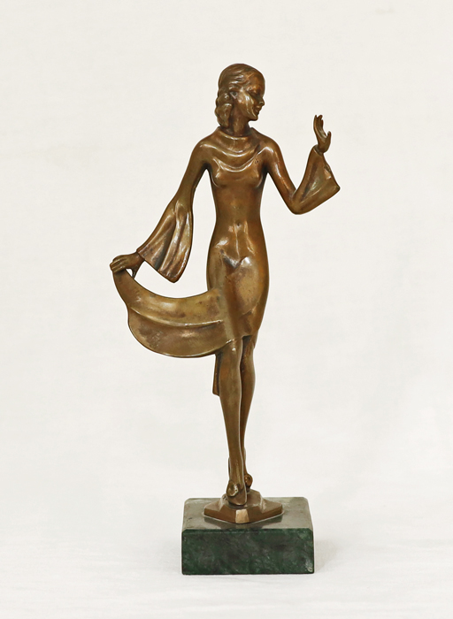 Bruno Zach Bronze elegante Dame