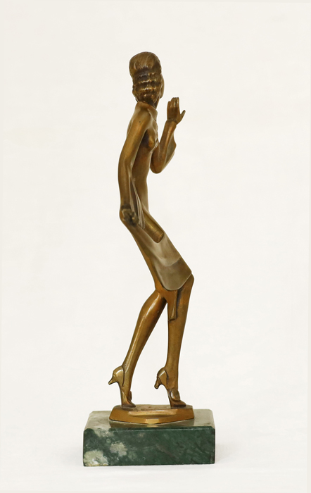 Bruno Zach Bronze elegante Dame