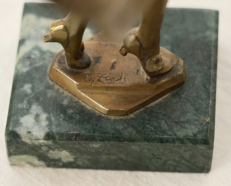 Bruno Zach Bronze elegante Dame
