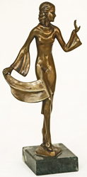 Bruno Zach Bronze elegante Dame