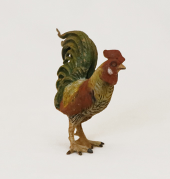 Wiener Bronze Hahn Jugendstil Tierbronze