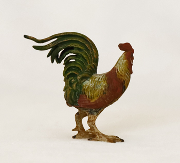 Wiener Bronze Hahn Jugendstil Tierbronze