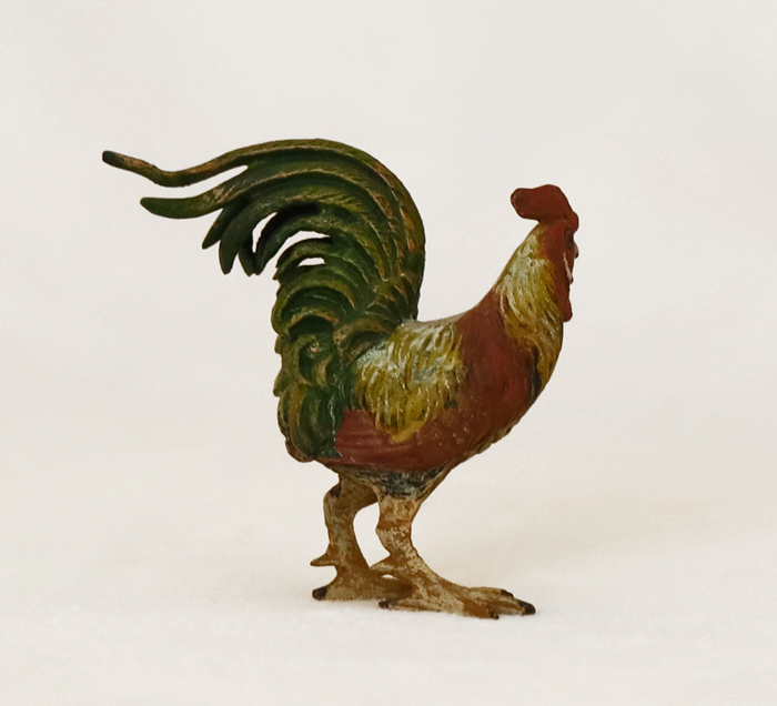 Wiener Bronze Hahn Jugendstil Tierbronze