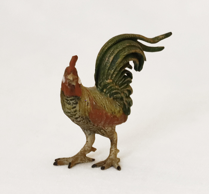 Wiener Bronze Hahn Jugendstil Tierbronze