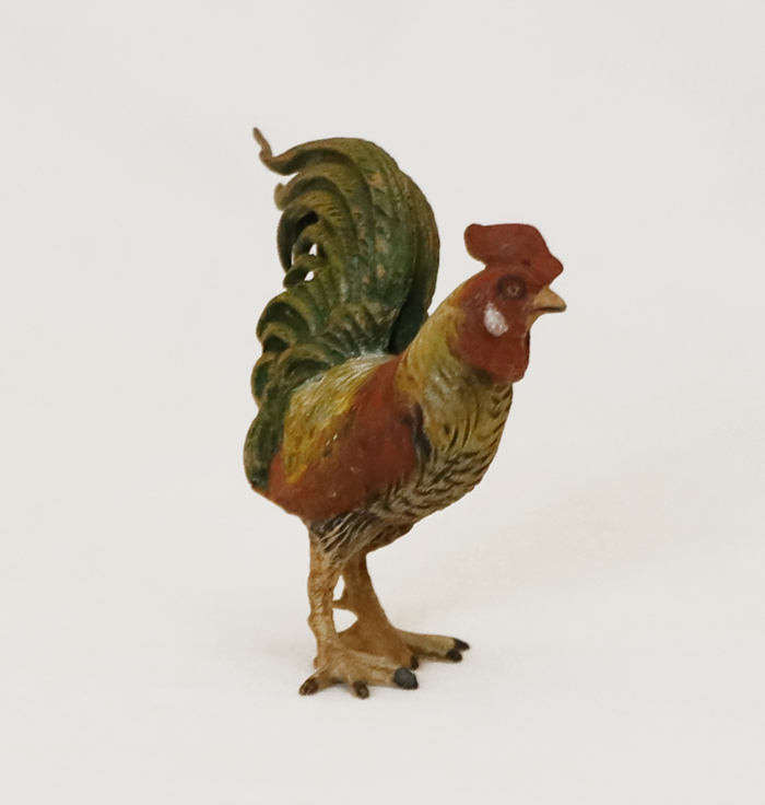 Wiener Bronze Hahn Jugendstil Tierbronze