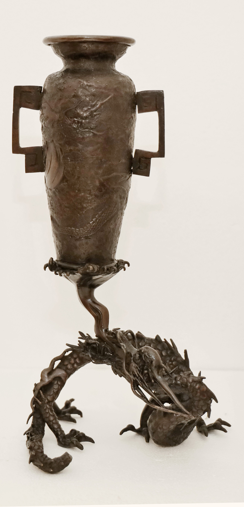 Paar antike Bronze Vasen Historismus Ziervasen