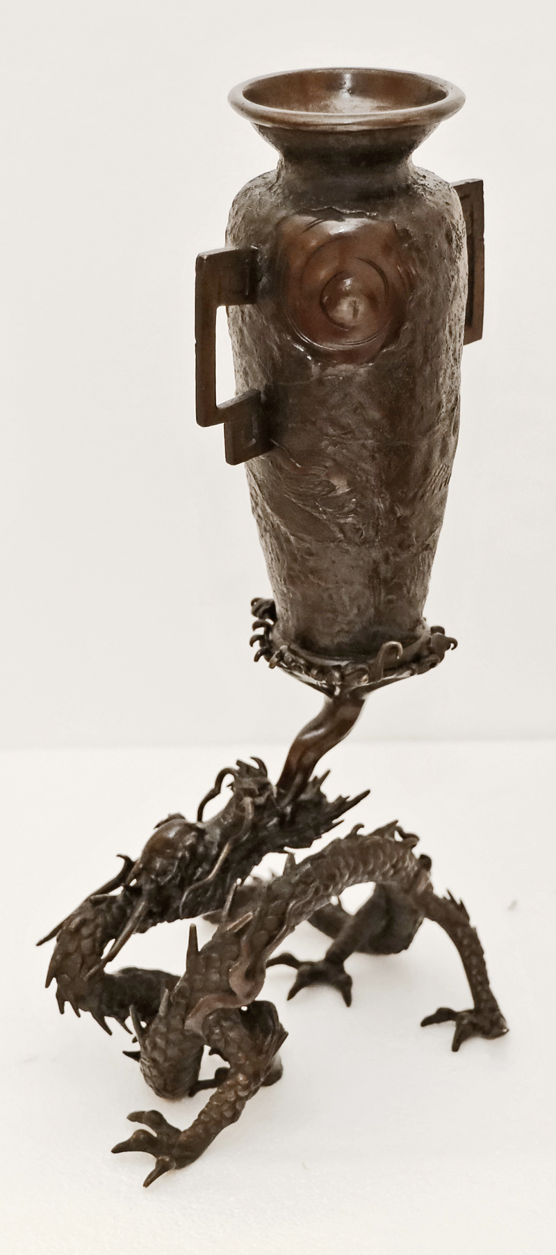 Paar antike Bronze Vasen Historismus Ziervasen