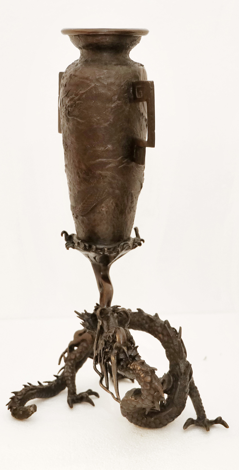 Paar antike Bronze Vasen Historismus Ziervasen