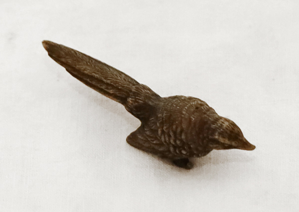 Jugendstil Tierbronze Vogel Elster