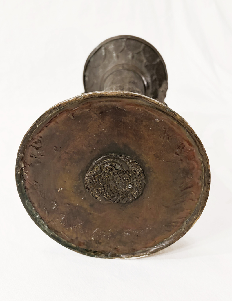 Antikes Asiatika Bronze Gu Gefaess Chinesische Vase