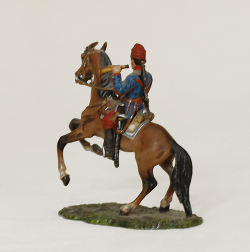 Miniatur Bronze Soldat Trompete handbemalt