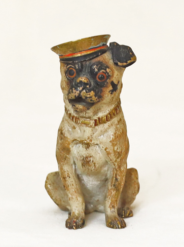 Wiener Bronze Mops Tierbronze Hund