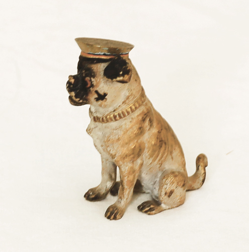 Wiener Bronze Mops Tierbronze Hund
