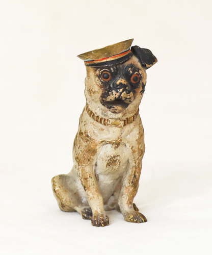 Wiener Bronze Mops Tierbronze Hund