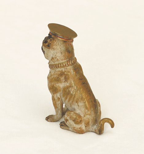 Wiener Bronze Mops Tierbronze Hund