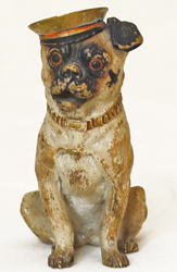 Wiener Bronze Mops Tierbronze Hund