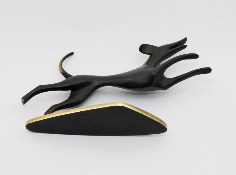 Hagenauer Bronzeskulptur Tierbronze Jagdhund Austria Wien