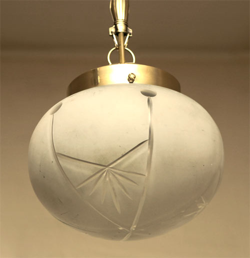 Art Deco Hängelampe Messing Lampe Deckenlampe