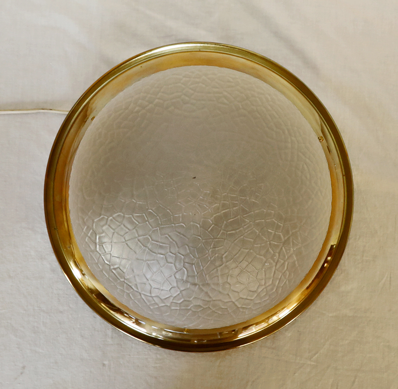 Jugendstil Art Deco Deckenlampe Messing Lampe