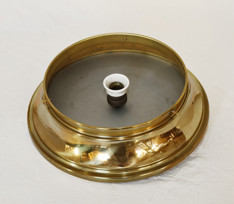 Jugendstil Art Deco Deckenlampe Messing Lampe