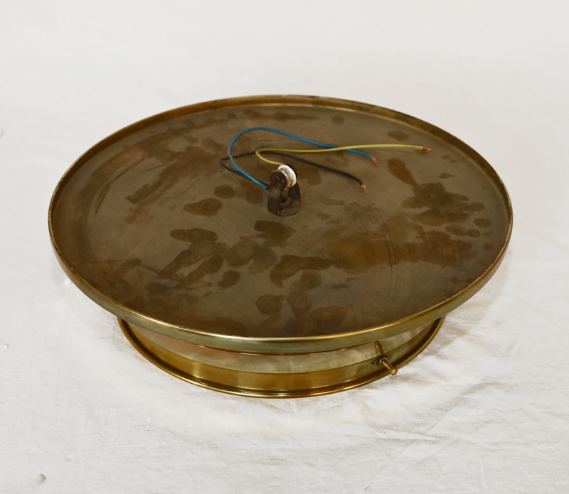Jugendstil Art Deco Deckenlampe Messing Lampe
